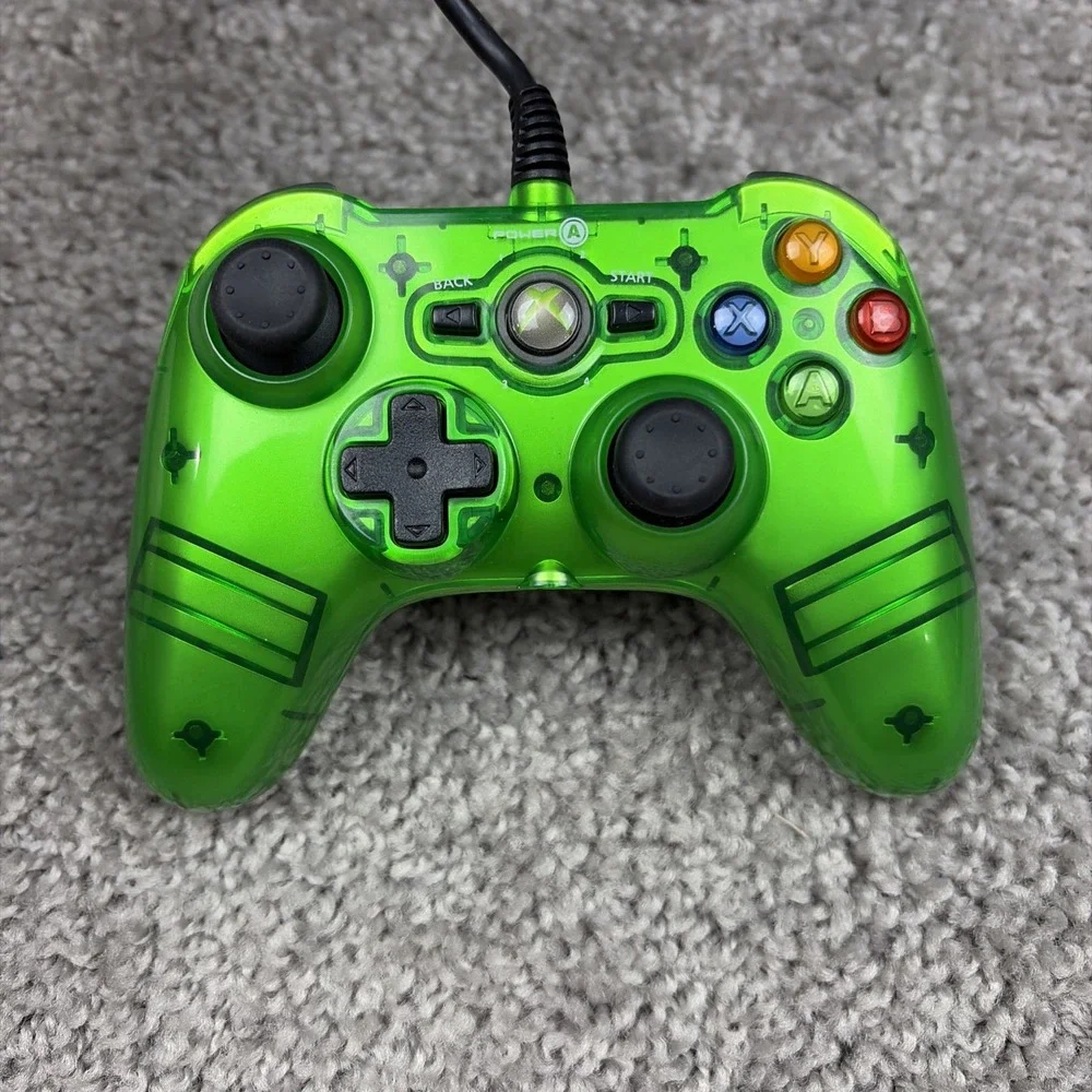 Power A Mini Pro EX Controller for Xbox Green Wired Model 010027